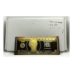 2003 $ 5 Federal Reserve 4 Ounce Silver Gold Colored Bar