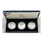 1994 US Veterans Commemorative 3 Piece set of Silver Dollars