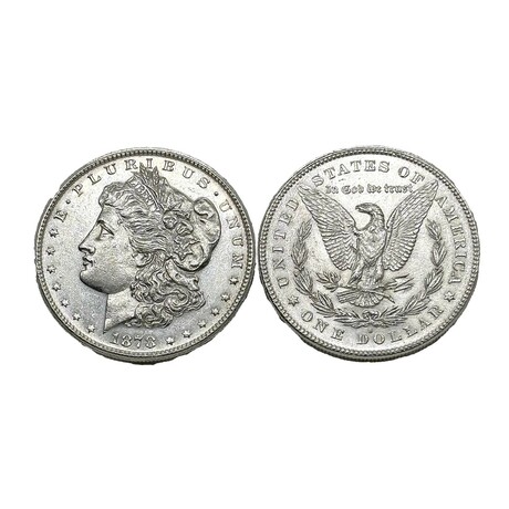 1878 S Morgan Dollar Brilliant Uncirculated Solid Date Roll