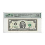 2003 STAR $ 2 Federal Reserve Note Low Serial # B 00002146