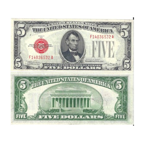 1928 C $ 5 Legal Tender # 532