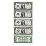 1928 A $ 1 Silver Certificates 4 CONSECUTIVE GEM UNCIRCULATED # 294 - 297