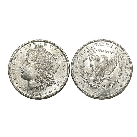 1896 P Morgan Dollar Brilliant Uncirculated Solid Date Roll