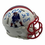 Tedi Bruschi // NE Patriots // Signed Throwback Mini Helmet