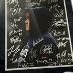 NE Patriot Greats // 28 Signatures // Signed Photo + Framed
