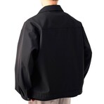 Button-Up Work Jacket // Black (XS)