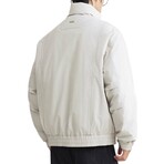 Zip-Up High Neck Jacket // Apricot (XS)