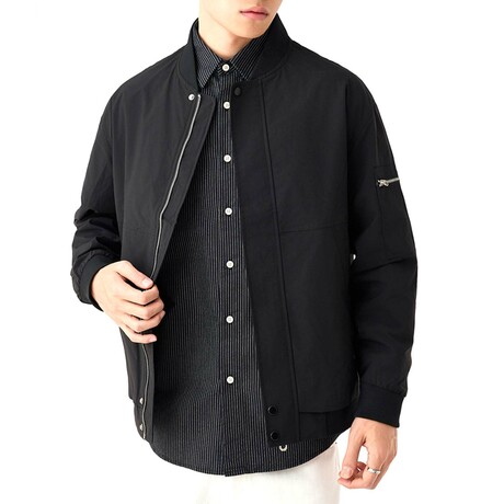 Bomber Jacket // Black (XS)