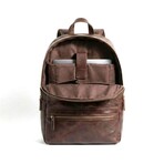26 Premium Leather Backpack // Brown