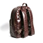 26 Premium Leather Backpack // Brown