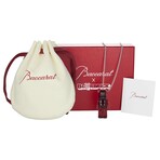 Baccarat X Be@rbrick Crystal + Sterling Silver Bear Pendant Necklace // 16"-18" // Red