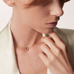 Cartier 18k Rose Gold + 18k White Gold + 18k Yellow Gold Baby Trinity Pendant Necklace // 14.17"-15.74" // Store Display