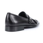 Ledonia Double Monk Strap Loafer // Black (US: 7)