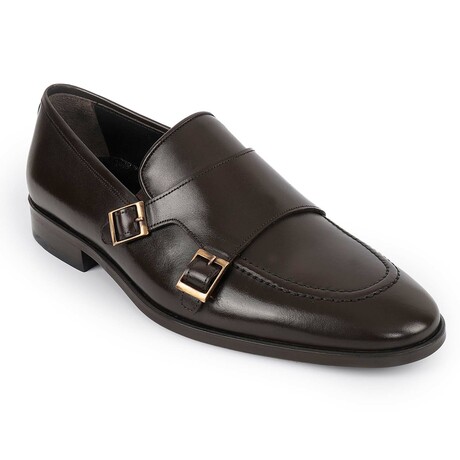 Bovina Buckle Loafer // Dark Brown (US: 7)