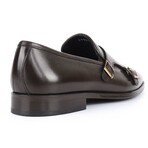 Bovina Buckle Loafer // Dark Brown (US: 7)