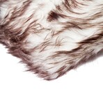 Luxe Hudson Faux Sheepskin Single Rug (Black)