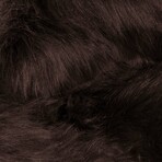 Luxe Hudson Faux Sheepskin Single Rug (Black)