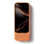 MetaKey Keyboard for iPhone 17 Pro Max (Orange)