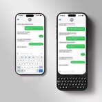 MetaKey Keyboard for iPhone 17 Pro Max (Orange)