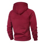 Full Zip Utility Hoddie // Burgundy (2XL)