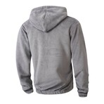 Full Zip Fleece Hoodie // Gray (M)