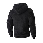 Fleece Hoodie // Black (S)