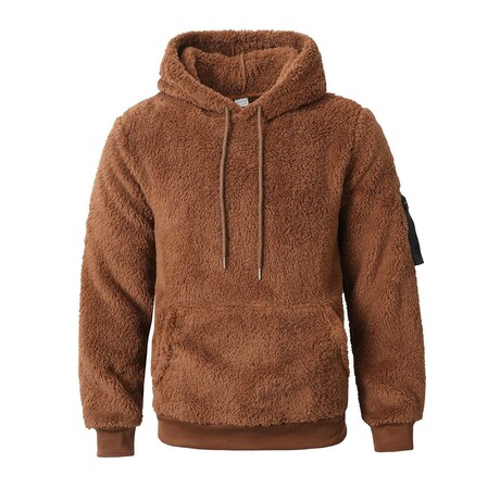 Fleece Hoodie // Camel (XS)