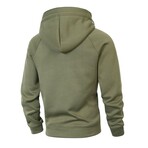 Full Zip Utility Hoddie // Army Green (XS)