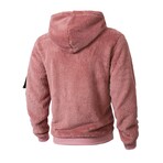 Fleece Hoodie // Pink (XS)