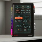 10.1" WiFi 6 Digital Picture Frame & Smart Desk Display (Black)