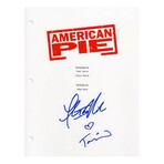 Tara Reid & Thomas Ian Nicholas // Signed 'American Pie' Script Cover Page