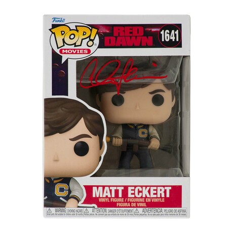 Charlie Sheen // Signed 'Red Dawn' - Matt Eckert Funko Pop #1641