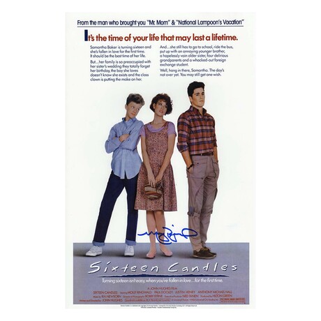 Molly Ringwald // Signed 'Sixteen Candles' 11x17 Poster