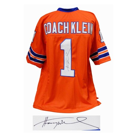 Henry Winkler // Signed Coach Klein Orange Custom Football Jersey