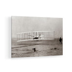 1903 Wright Brothers' Plane Taking Off At Kitty Hawk North Carolina USA Print on Acrylic Glass by Vintage Images (24"H x 16"W x 0.25"D)