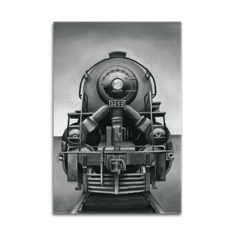 Vintage Train Print on Acrylic Glass by Ethan Harper (16"H x 24"W x 0.25"D)