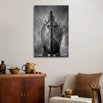 Drakkar B&W Print on Acrylic Glass by Sebastien Del Grosso (16"H x 24"W x 0.25"D)