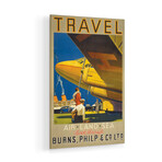 Art Travel Print on Acrylic Glass by Vintage Apple Collection (16"H x 24"W x 0.25"D)