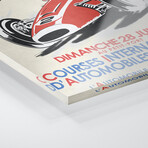 Circuit De Nantes 1946 Print on Acrylic Glass by Mark Rogan (16"H x 24"W x 0.25"D)