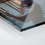 Gondola At Sunset, Venice Print on Acrylic Glass by Matteo Colombo (16"H x 24"W x 0.25"D)