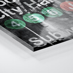 NYC Subway Station I Print on Acrylic Glass by Luke Wilson (24"H x 16"W x 0.25"D)