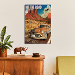 66 Desert Cruise Print on Acrylic Glass by Old Red Truck (16"H x 24"W x 0.25"D)