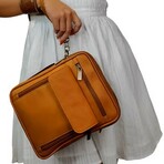 Daza Messenger Bag Vaquetta Leather (Black)