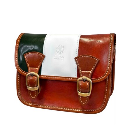 Elena Small Cross Body Italian Leather (Black)