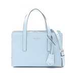 Prada // Leather Re-Edition 1995 Spazzolato Mini Tote // Light Blue // Pre-Owned