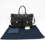 Prada // Saffiano Leather + Nylon Briefcase // Black // Pre-Owned