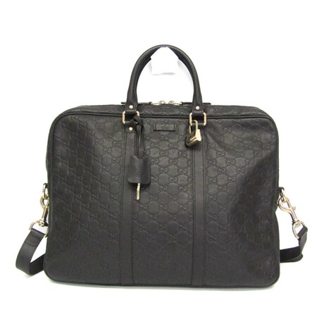 Gucci // Leather Guccissima Executive Briefcase // Dark Brown // Pre-Owned