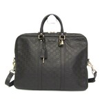 Gucci // Leather Guccissima Executive Briefcase // Dark Brown // Pre-Owned