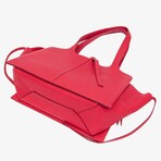 Celine // Leather Trifold Small Shoulder Bag // Red  // Pre-Owned