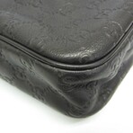 Gucci // Leather Guccissima Executive Briefcase // Dark Brown // Pre-Owned